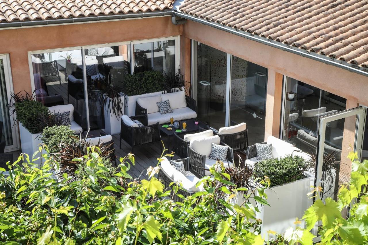 Le Carre D'Alethius Logis Hotel Restaurant Charmes-sur-Rhone Экстерьер фото